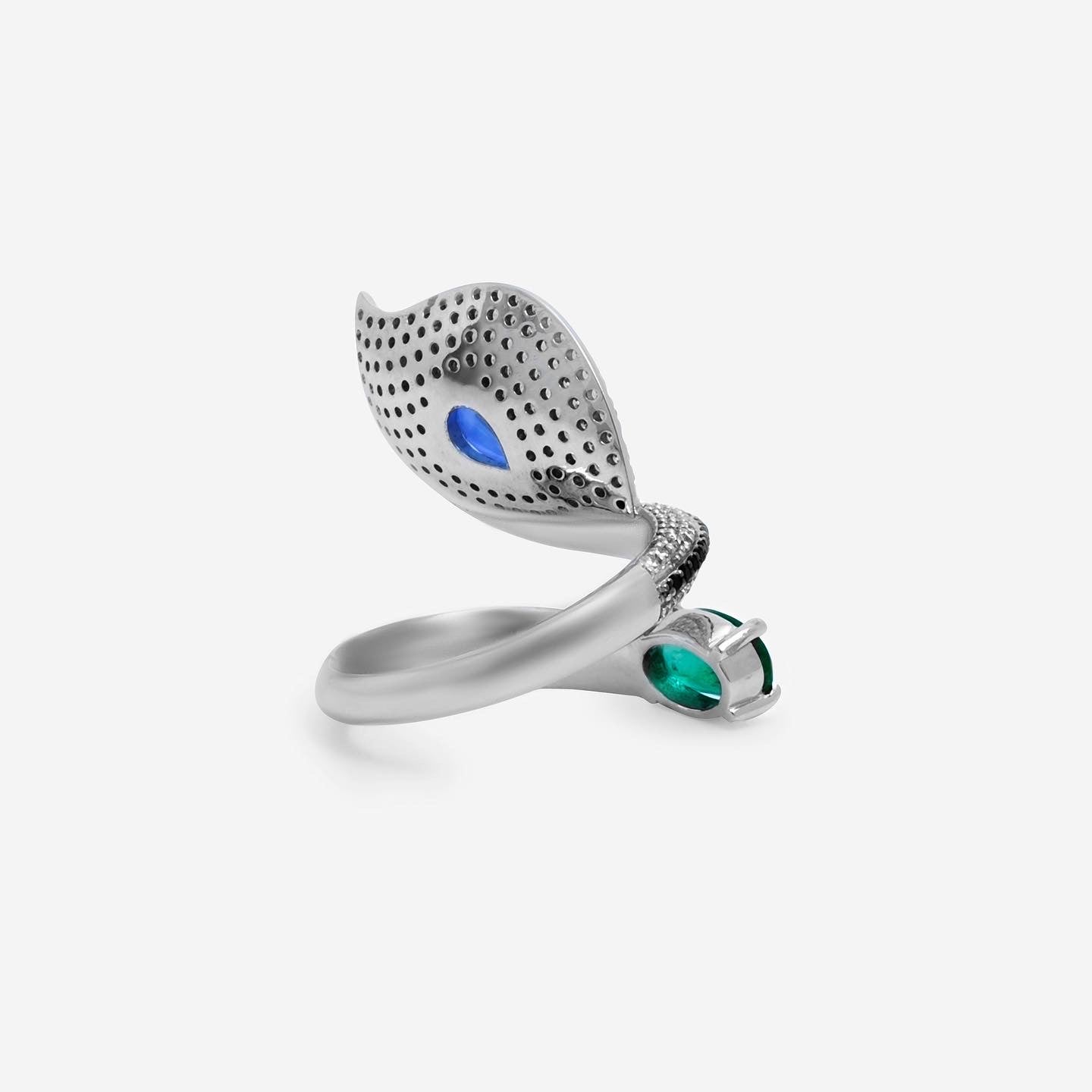 Sapphire and Emerald Ring