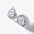 Pear Shape Solitaire Earrings