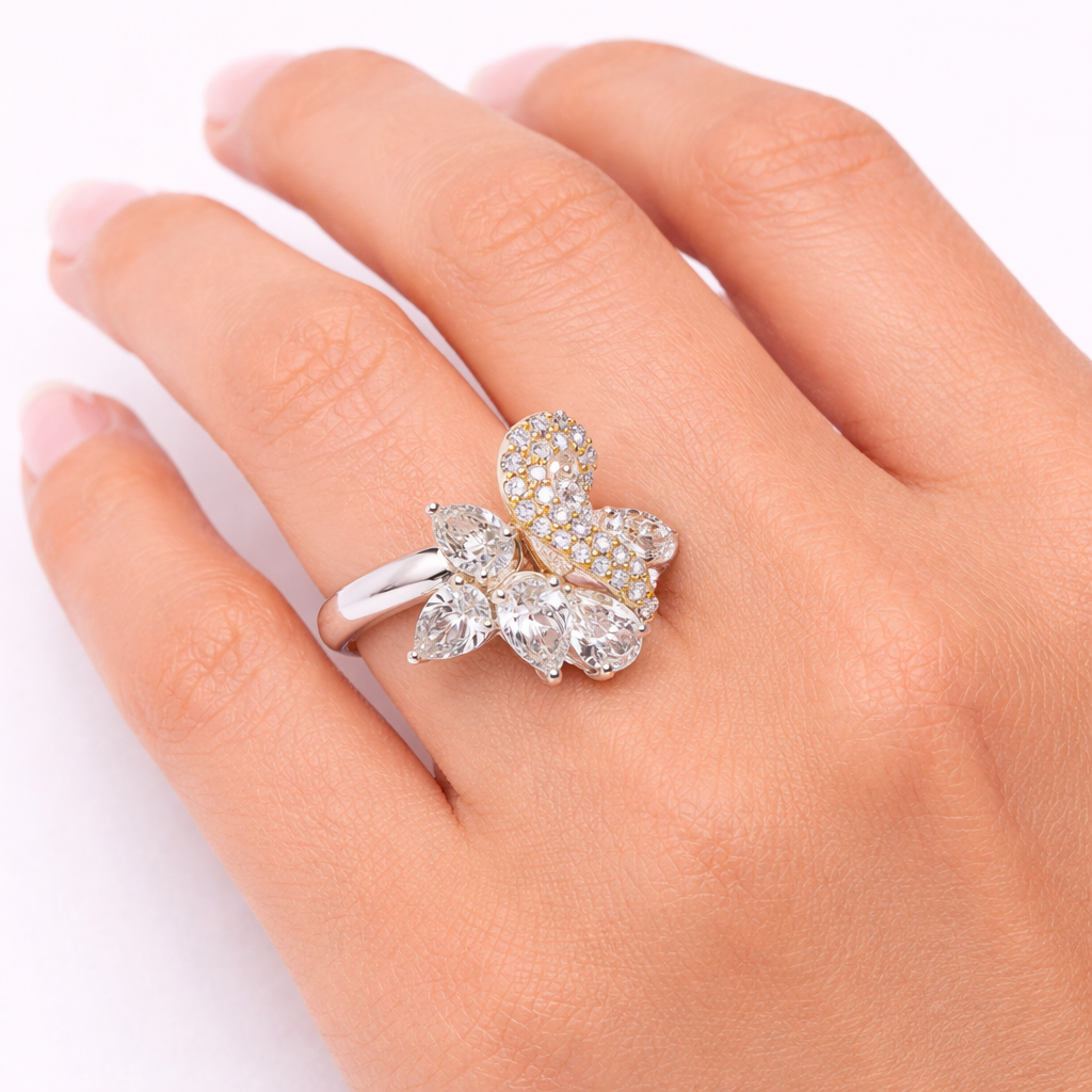 Aurelia Flutter Diamond Ring