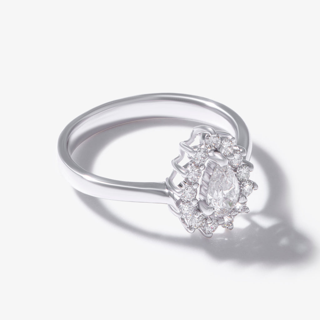 Celeste Pear Diamond Ring