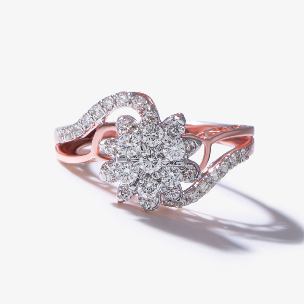 Roselle Diamond Bloom Ring