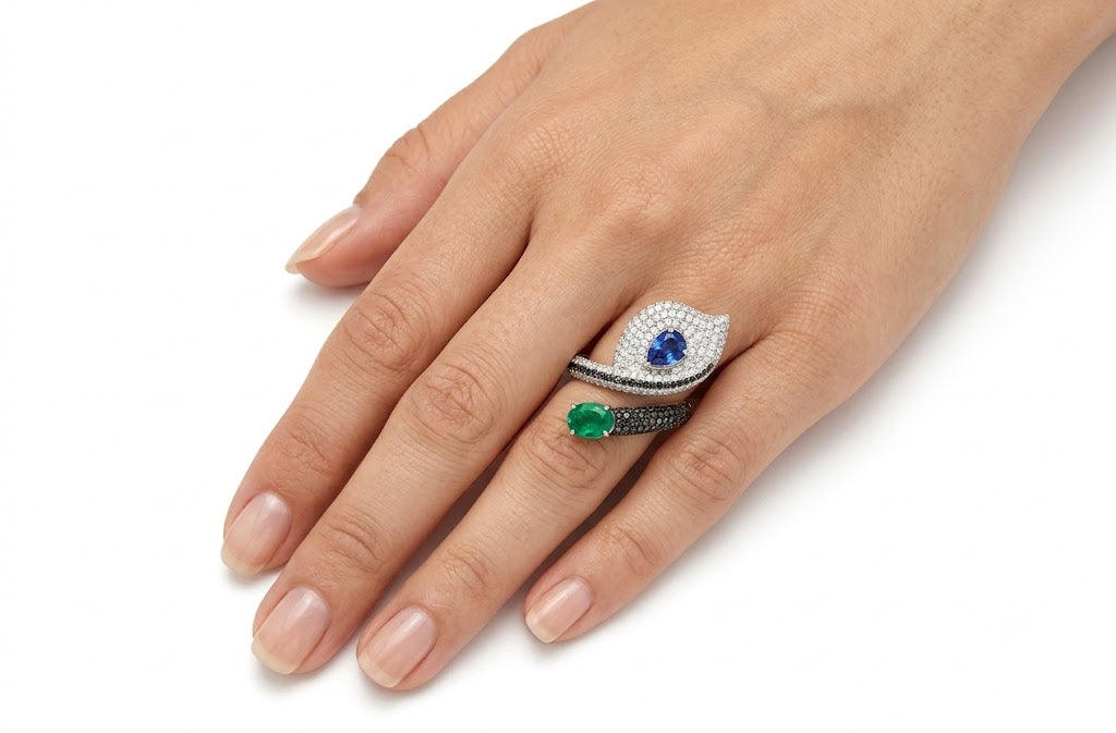 The Royal Peacock Ring