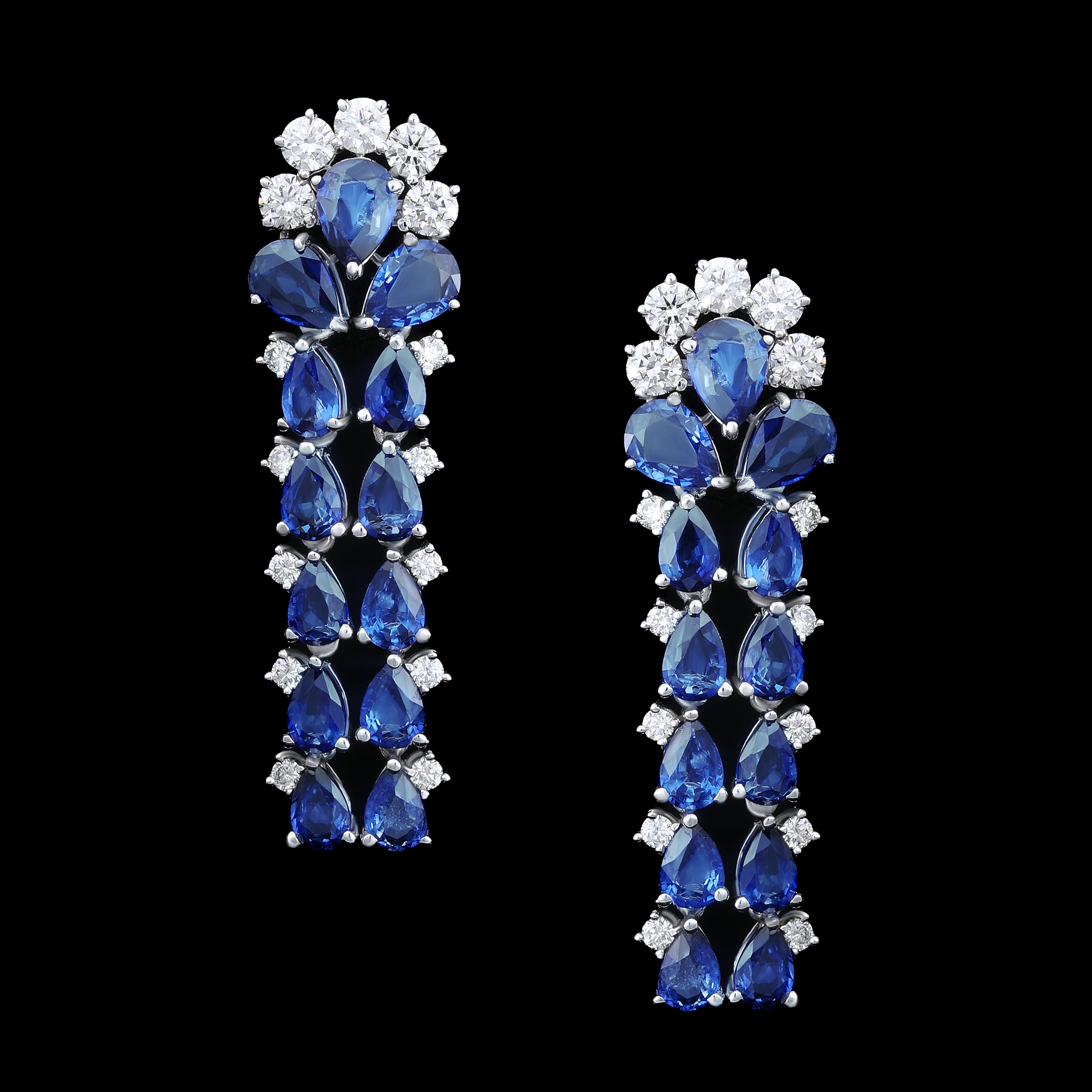 Blue Stone Diamond Pendant