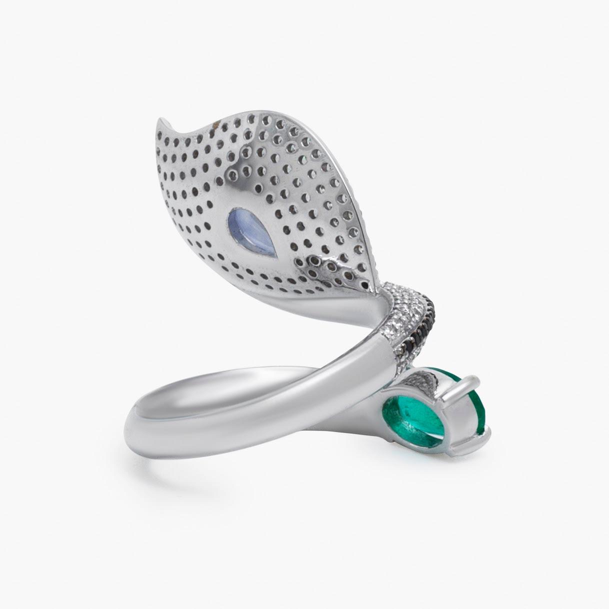 The Royal Peacock Ring